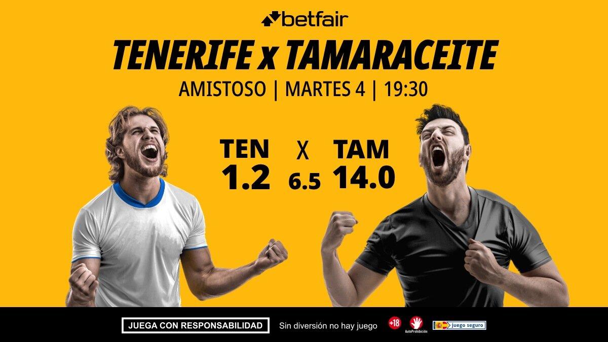 Tenerife - Tamaraceite: alineaciones, horario, dónde ver, pronósticos y estadísticas