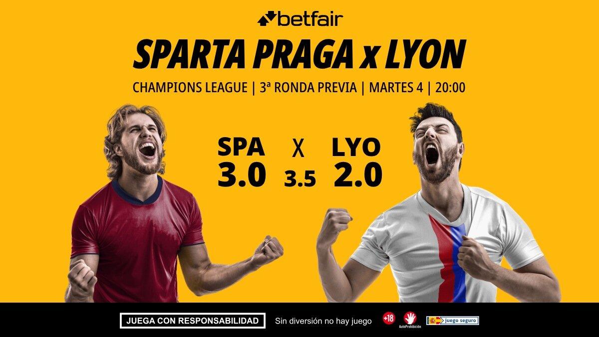 Sparta Praga - Lyon: alineaciones, horario, dónde ver, pronósticos y estadísticas