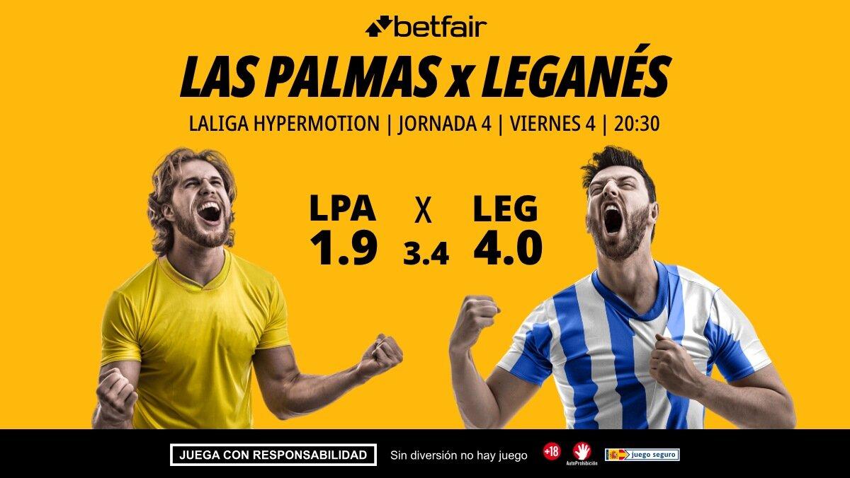 Las Palmas - Leganés: alineaciones, horario, dónde ver, pronósticos y estadísticas