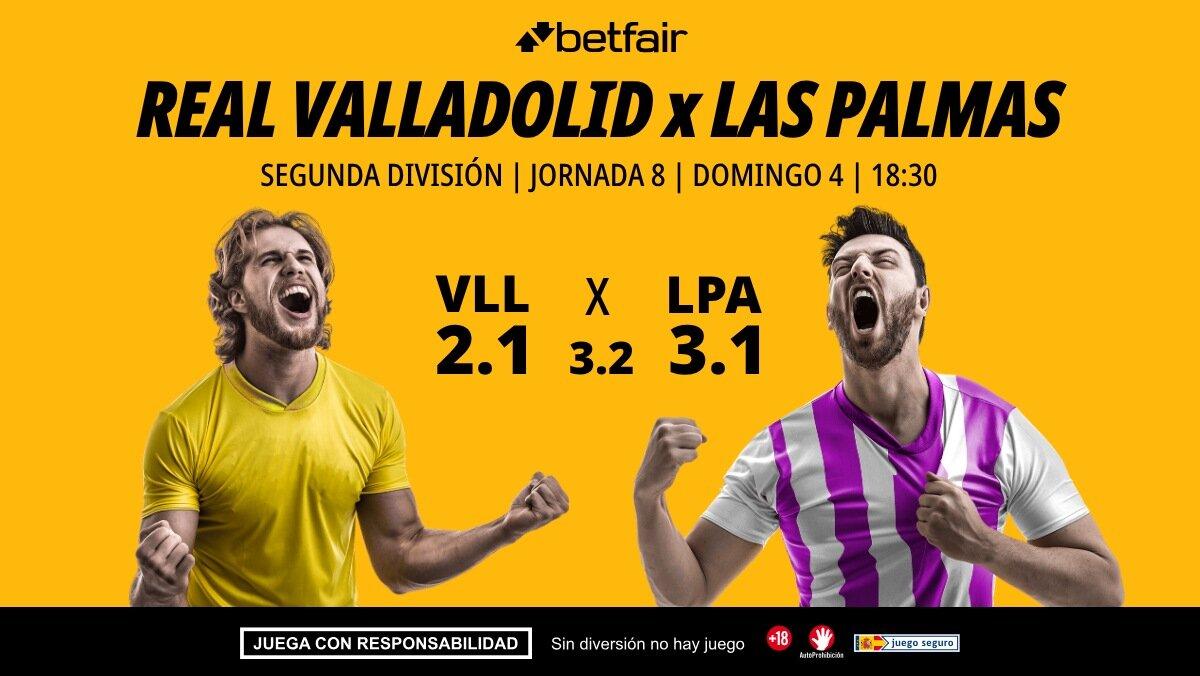 Las Palmas - Real Valladolid: alineaciones, horario, dónde ver, pronósticos y estadísticas