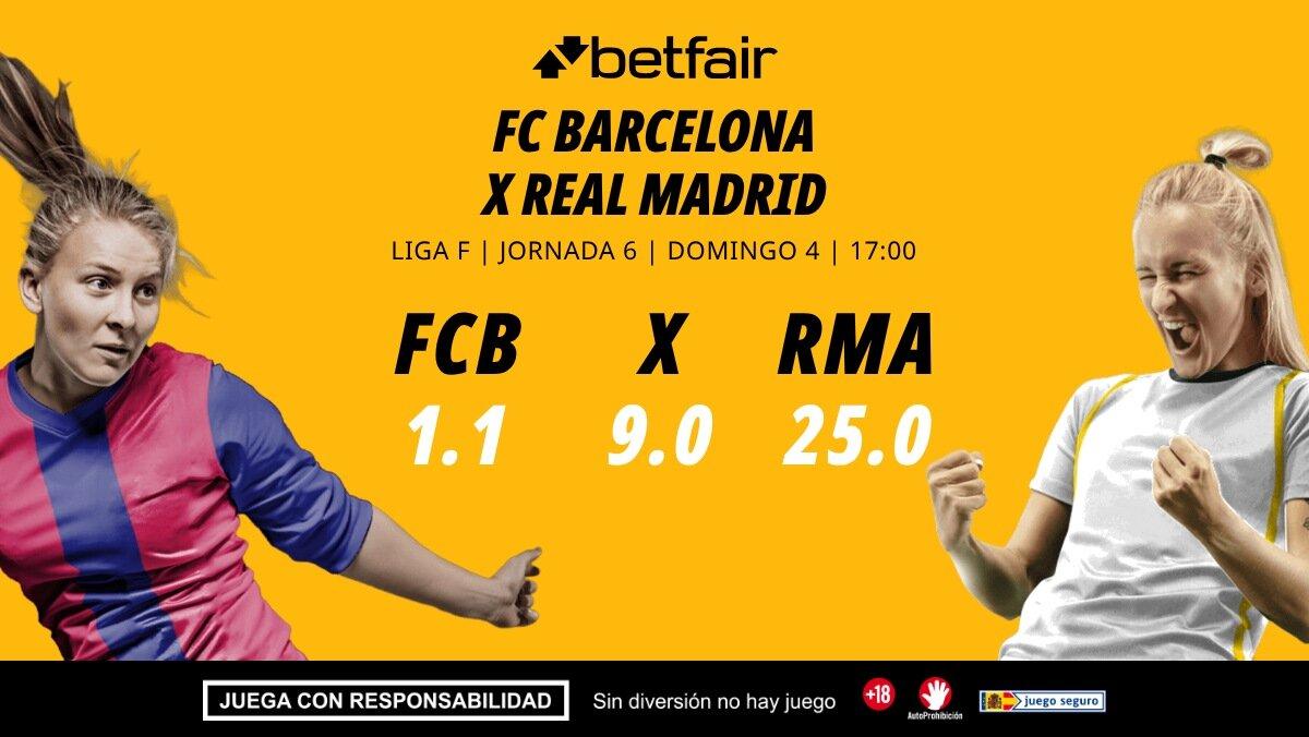 FC Barcelona - Real Madrid: alineaciones, horario, dónde ver, pronósticos y estadísticas