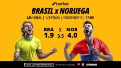 Brasil - Noruega: alineaciones, horario, dónde ver, pronósticos y estadísticas