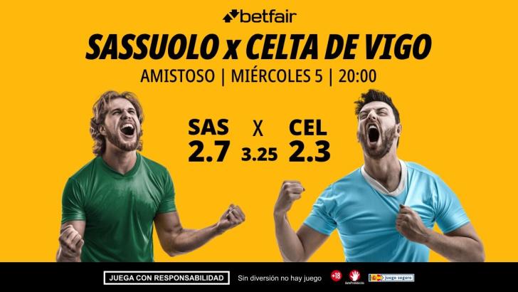 Sassuolo - Celta de Vigo: alineaciones, horario, dónde ver, pronósticos y estadísticas