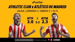 Athletic Club - Atlético de Madrid: alineaciones, horario, dónde ver, pronósticos y estadísticas