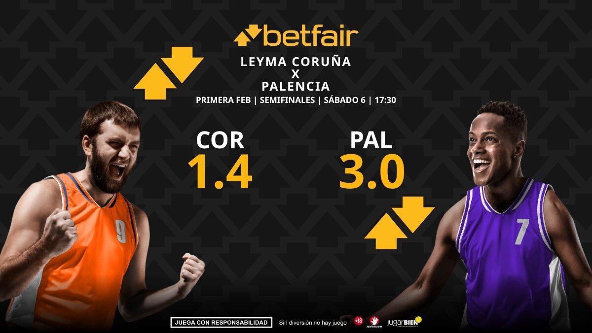Leyma Coruña - Palencia: horario, dónde ver, bajas, pronósticos y estadísticas