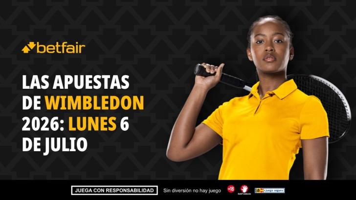 ¿A qué apostar hoy en Wimbledon? Partidos y pronósticos: lunes 6 de julio