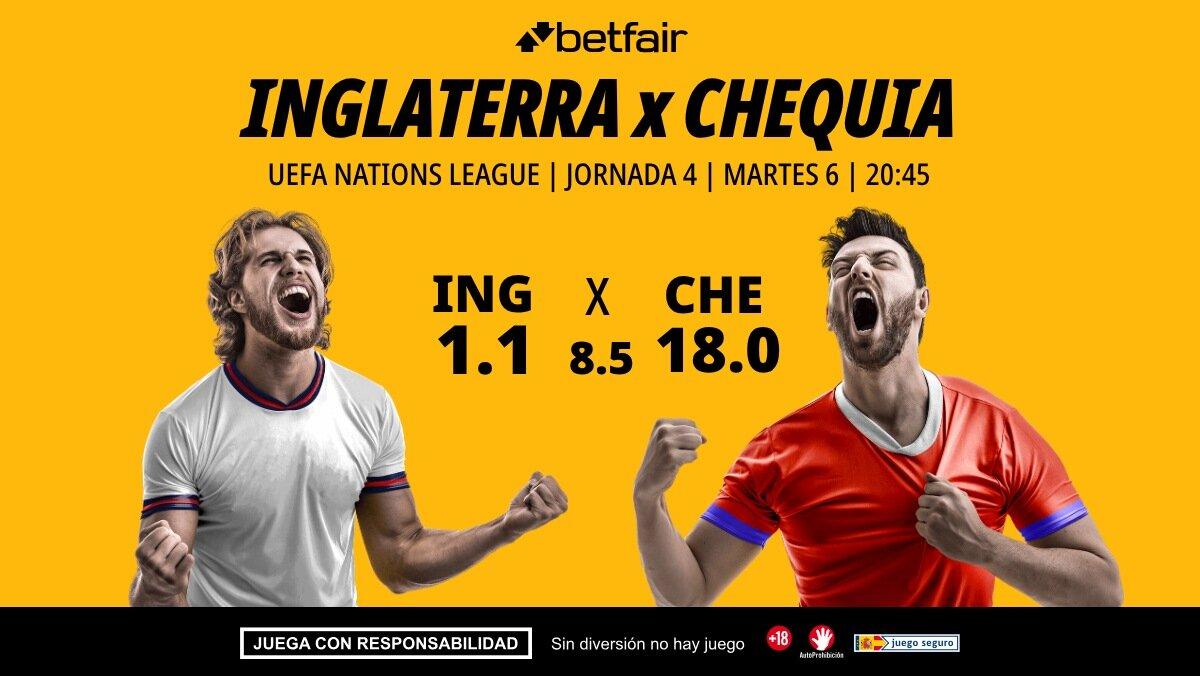 Inglaterra - República Checa: alineaciones, horario, dónde ver, pronósticos y estadísticas