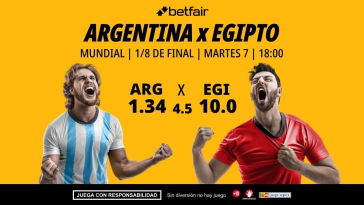 Argentina - Egipto: alineaciones, horario, dónde ver, pronósticos y estadísticas