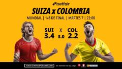 Suiza - Colombia: alineaciones, horario, dónde ver, pronósticos y estadísticas