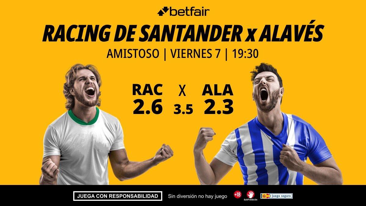 Racing de Santander - Alavés: alineaciones, horario, dónde ver, pronósticos y estadísticas