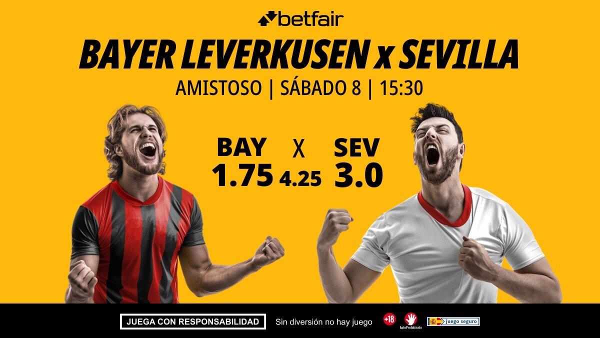 Bayer Leverkusen - Sevilla: alineaciones, horario, dónde ver, pronósticos y estadísticas