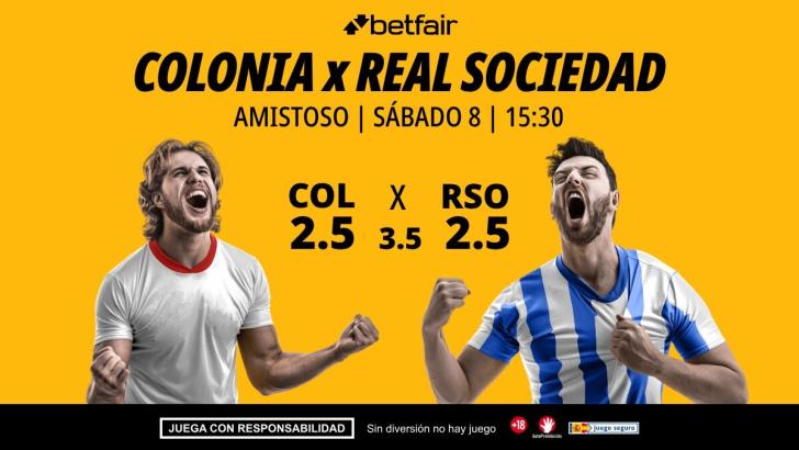 Colonia - Real Sociedad: alineaciones, horario, dónde ver, pronósticos y estadísticas