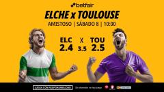 Elche - Toulouse: alineaciones, horario, dónde ver, pronósticos y estadísticas