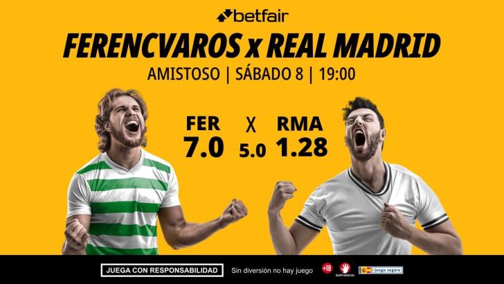 Ferencvaros - Real Madrid: alineaciones, horario, dónde ver, pronósticos y estadísticas