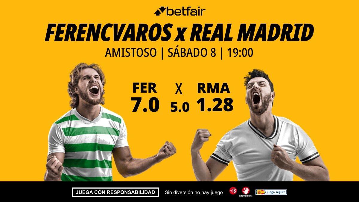 Ferencvaros - Real Madrid: alineaciones, horario, dónde ver, pronósticos y estadísticas