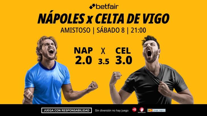 Nápoles - Celta de Vigo: alineaciones, horario, dónde ver, pronósticos y estadísticas