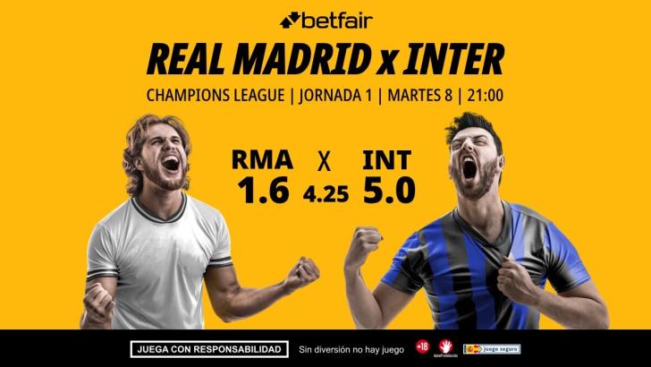 Real Madrid - Inter: alineaciones, horario, dónde ver, pronósticos y estadísticas