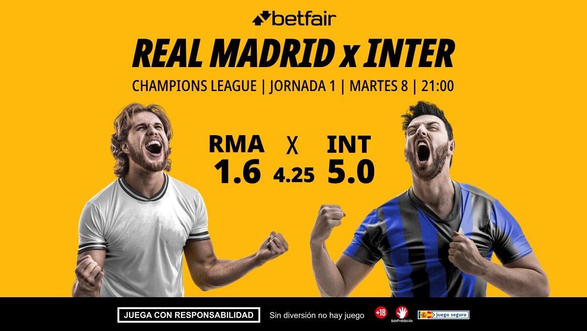 Real Madrid - Inter: alineaciones, horario, dónde ver, pronósticos y estadísticas