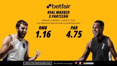Real Madrid - Partizán: horario, dónde ver, bajas, estadísticas y pronósticos
