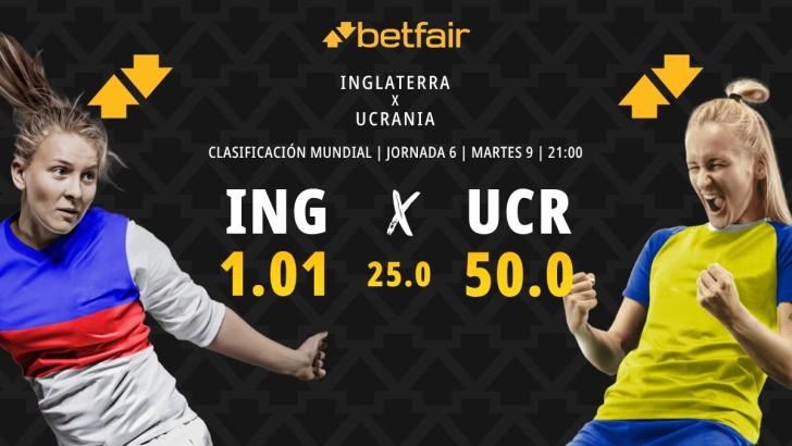 Inglaterra - Ucrania: horario, dónde ver, alineaciones, estadísticas y pronósticos