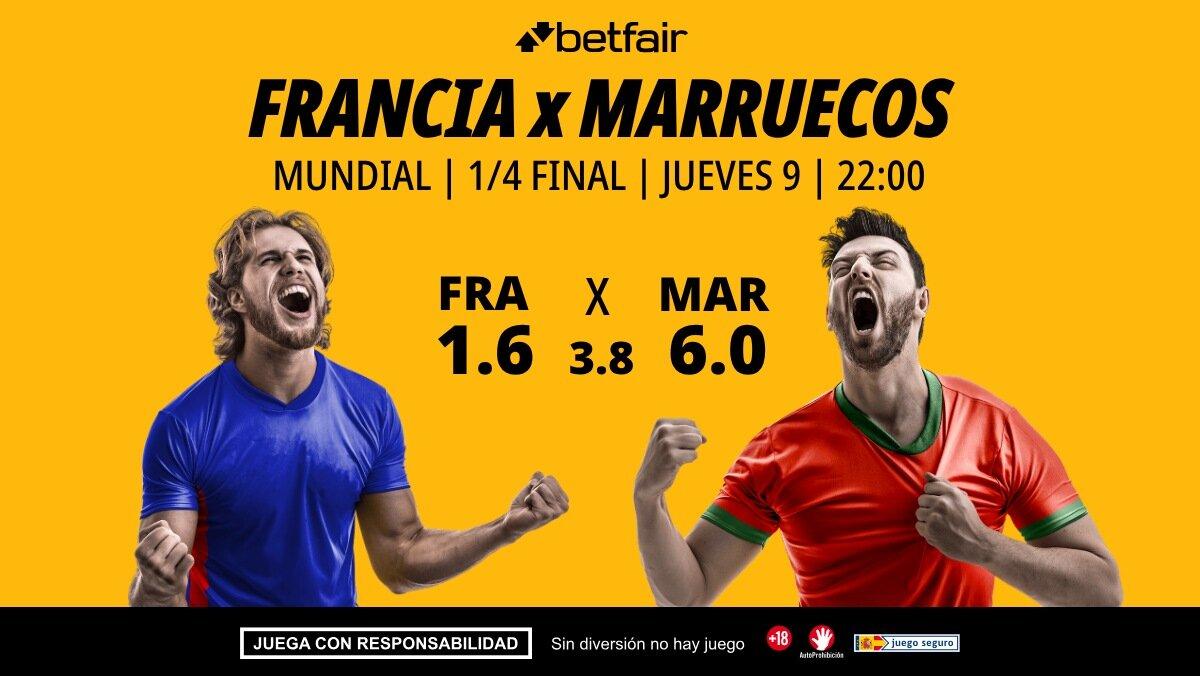 Francia - Marruecos: alineaciones, horario, dónde ver, pronósticos y estadísticas