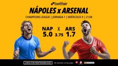 Nápoles - Arsenal: alineaciones, horario, dónde ver, pronósticos y estadísticas