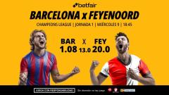 Barcelona - Feyenoord: alineaciones, horario, dónde ver, pronósticos y estadísticas
