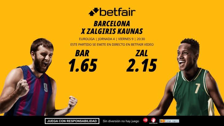 FC Barcelona - Zalgiris Kaunas: horario, dónde ver, bajas, estadísticas y pronósticos