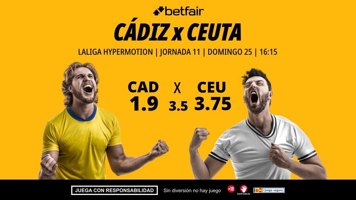 Cádiz - Ceuta: alineaciones, horario, dónde ver, pronósticos y estadísticas