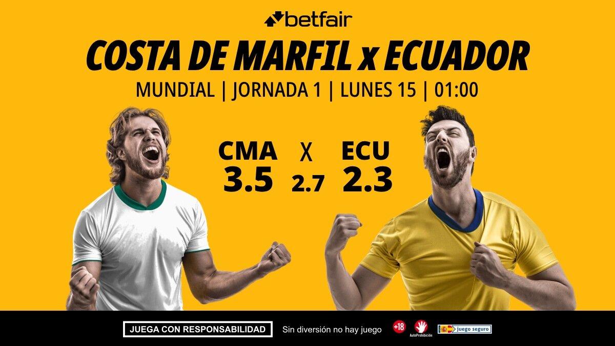 Costa de Marfil - Ecuador: horario, dónde ver, alineaciones, pronósticos y estadísticas