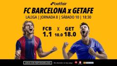 FC Barcelona - Getafe: alineaciones, horario, dónde ver, pronósticos y estadísticas