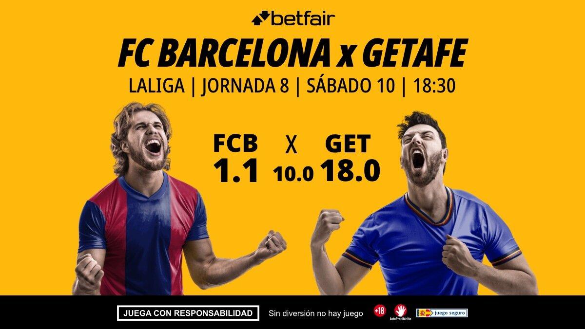 FC Barcelona - Getafe: alineaciones, horario, dónde ver, pronósticos y estadísticas