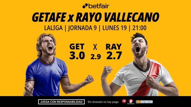 Getafe - Rayo Vallecano: alineaciones, horario, dónde ver, pronósticos y estadísticas