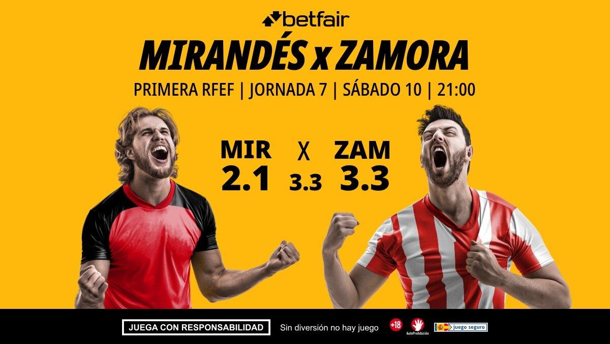 Mirandés - Zamora: alineaciones, horario, dónde ver, pronósticos y estadísticas