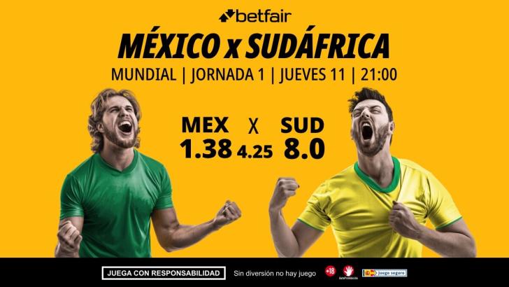 México - Sudáfrica: horario, dónde ver, pronósticos, estadísticas y clasificación