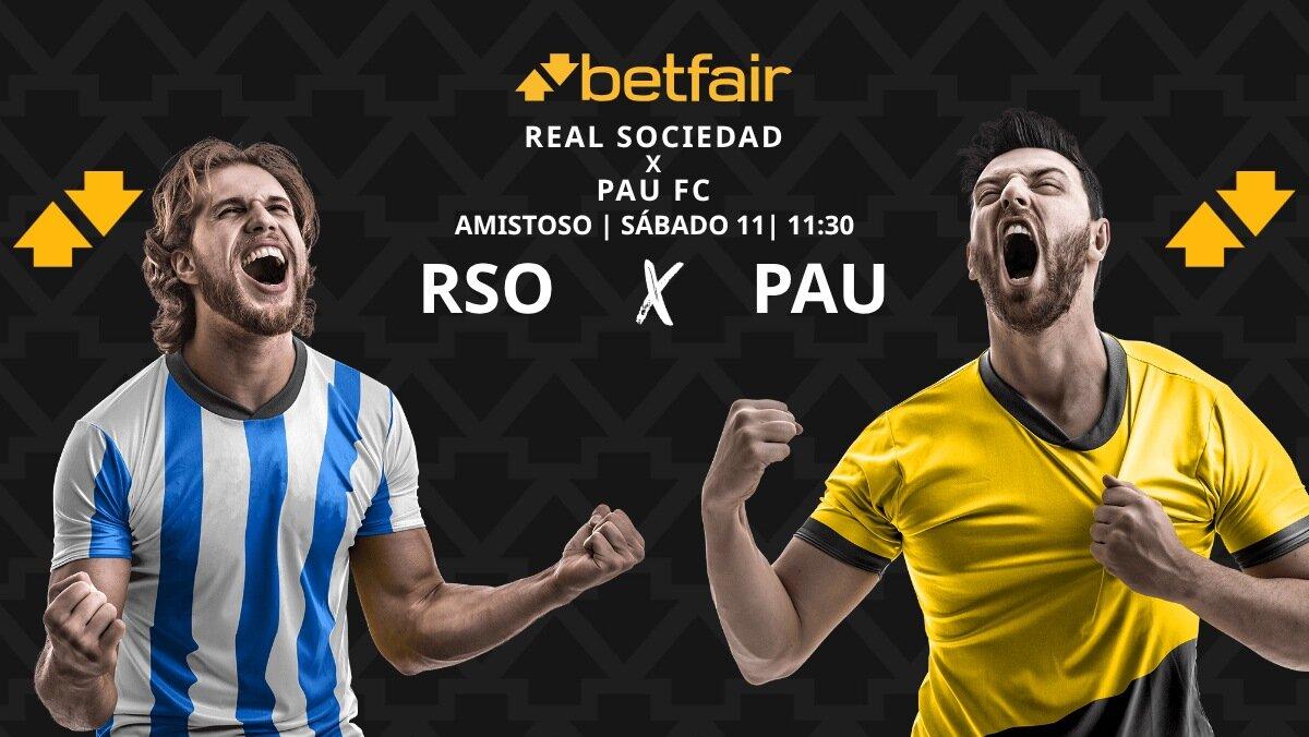 Real Sociedad - Pau: alineaciones, horario, dónde ver, pronósticos y estadísticas