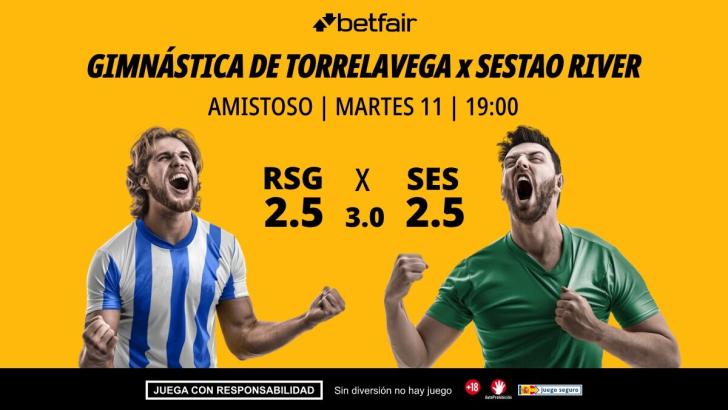 Gimnástica de Torrelavega - Sestao River: alineaciones, horario, dónde ver, pronósticos y estadísticas