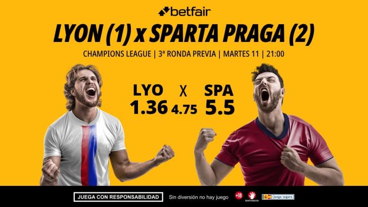 Lyon - Sparta Praga: alineaciones, horario, dónde ver, pronósticos y estadísticas