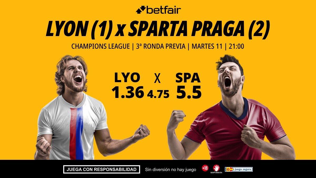 Lyon - Sparta Praga: alineaciones, horario, dónde ver, pronósticos y estadísticas