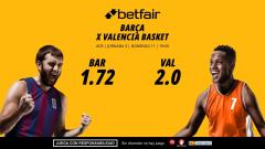 Barça - Valencia Basket: horario, dónde ver, bajas, estadísticas y pronósticos
