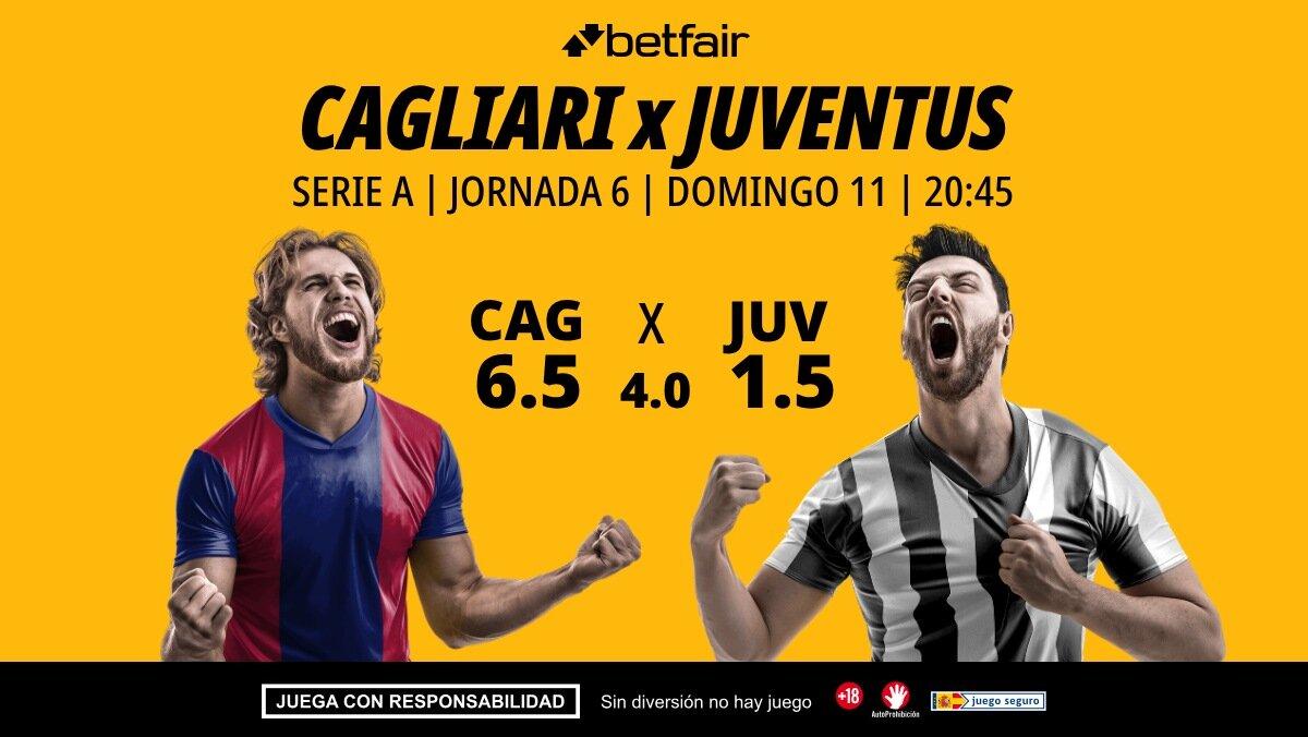Cagliari - Juventus: alineaciones, horario, dónde ver, pronósticos y estadísticas