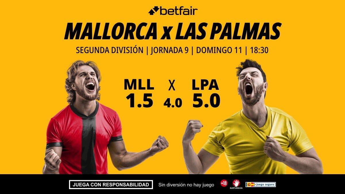 Mallorca - Las Palmas: alineaciones, horario, dónde ver, pronósticos y estadísticas