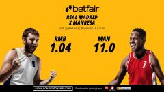 Real Madrid - Kids&Us Manresa: horario, dónde ver, bajas, estadísticas y pronósticos