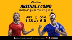 Arsenal - Como: alineaciones, horario, dónde ver, pronósticos y estadísticas