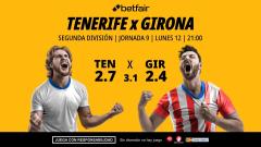 Tenerife - Girona: alineaciones, horario, dónde ver, pronósticos y estadísticas