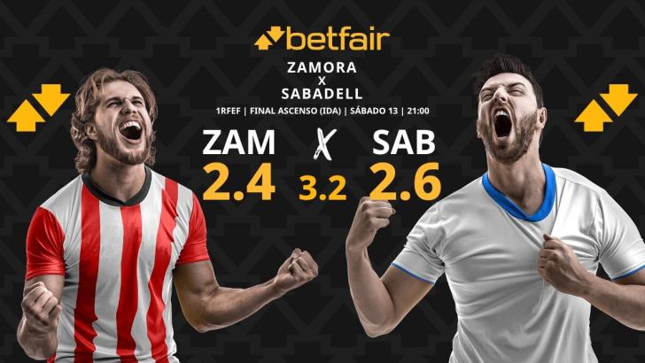 Zamora - Sabadell: horario, dónde ver, alineaciones, pronósticos y estadísticas