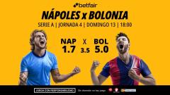 Nápoles - Bolonia: alineaciones, horario, dónde ver, pronósticos y estadísticas