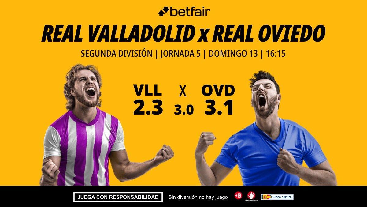 Real Valladolid - Real Oviedo: alineaciones, horario, dónde ver, pronósticos y estadísticas