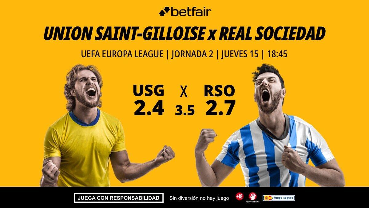 Union Saint Gilloise - Real Sociedad: alineaciones, horario, dónde ver, pronósticos y estadísticas