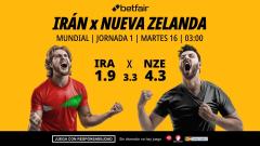 Irán - Nueva Zelanda: horario, dónde ver, alineaciones, pronósticos y estadísticas